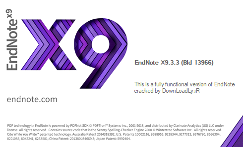 endnote x9.3.3